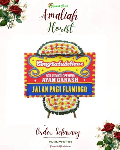 Bunga Papan Congratulation di Lempuing